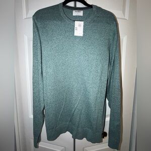 Old Navy Men's Crewneck Sweater in Heather Teal Green